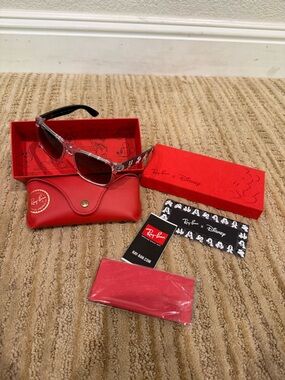 Ray-Ban x Disney Sunglass Hut Special Edition RB4165 Justin Mickey Sunglasses